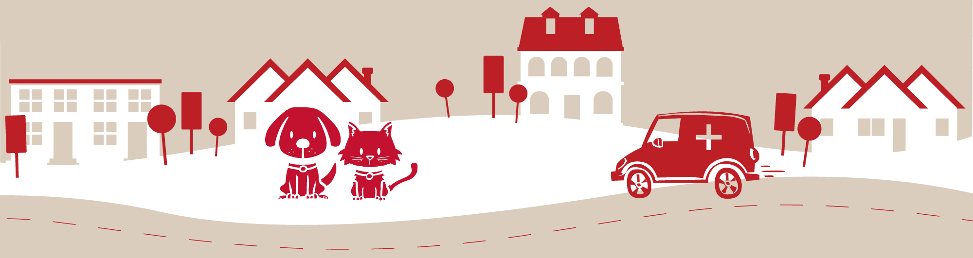 neighborhood illustration
